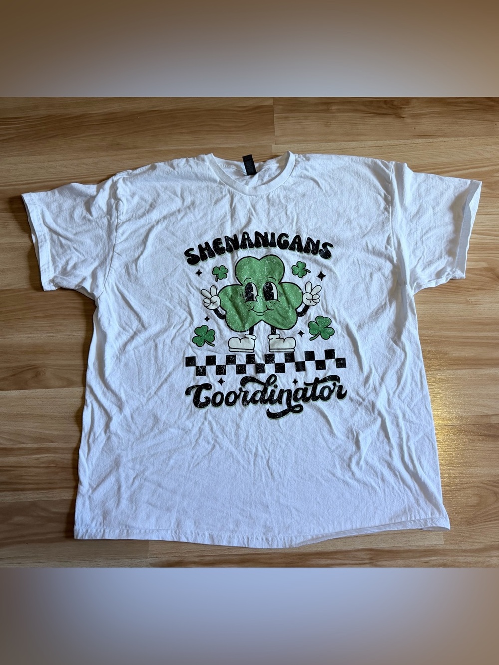 Shenanigans Coordinator Tshirt 2X White